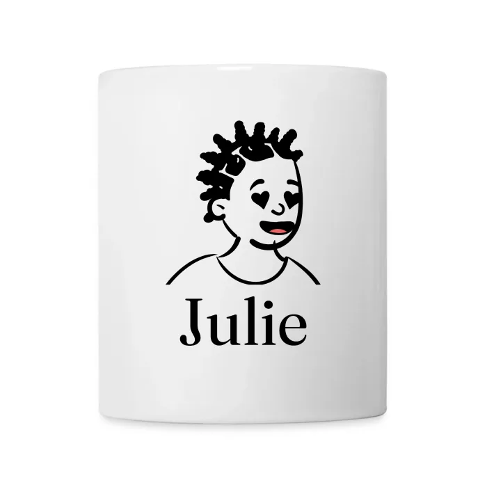 Mug personnalisé au prénom Julie