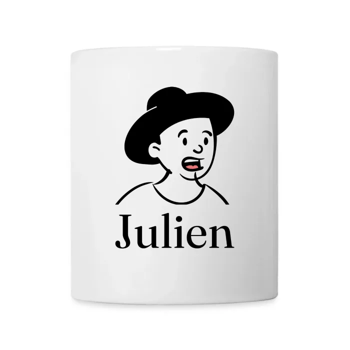 Mug personnalisé au prénom Julien