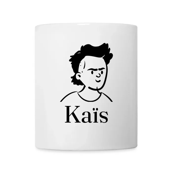 Mug personnalisé au prénom Kaïs