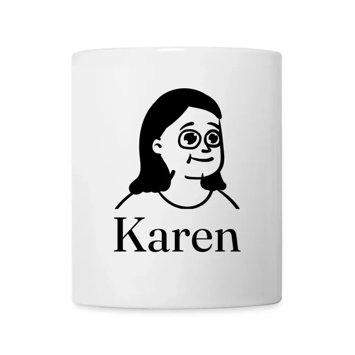 Mug personnalisé au prénom Karen