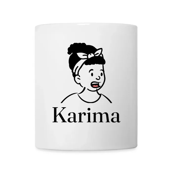 Mug personnalisé au prénom Karima