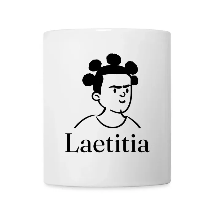 Mug personnalisé au prénom Laetitia