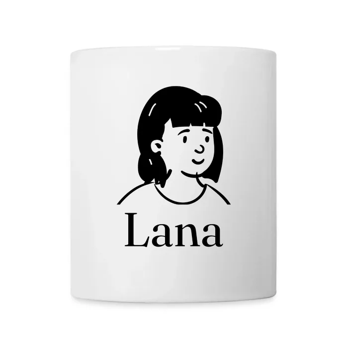 Mug personnalisé au prénom Lana