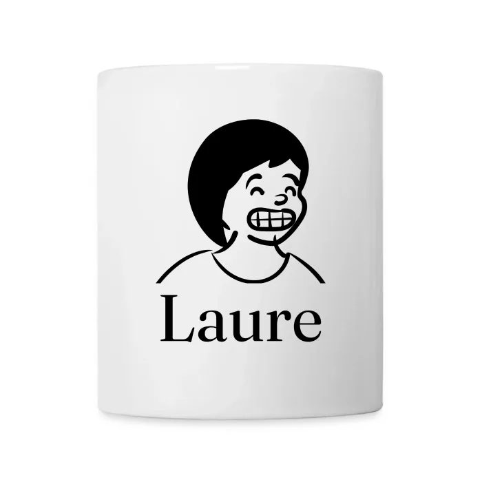 Mug personnalisé au prénom Laure