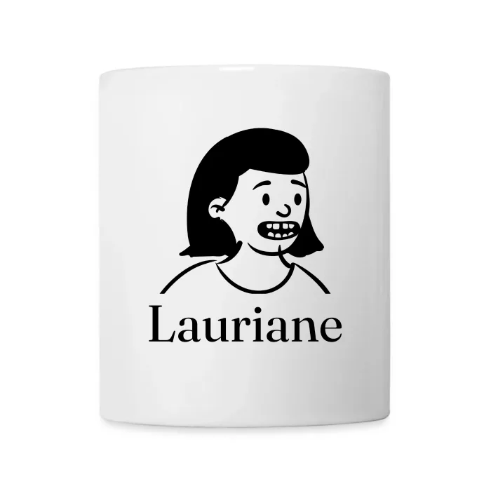Mug personnalisé au prénom Lauriane