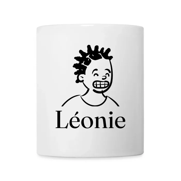 Mug personnalisé au prénom Léonie