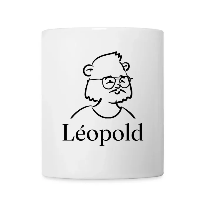 Mug personnalisé au prénom Léopold