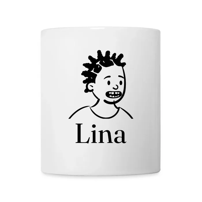 Mug personnalisé au prénom Lina