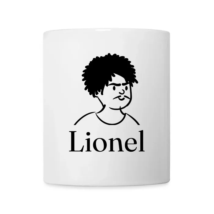 Mug personnalisé au prénom Lionel