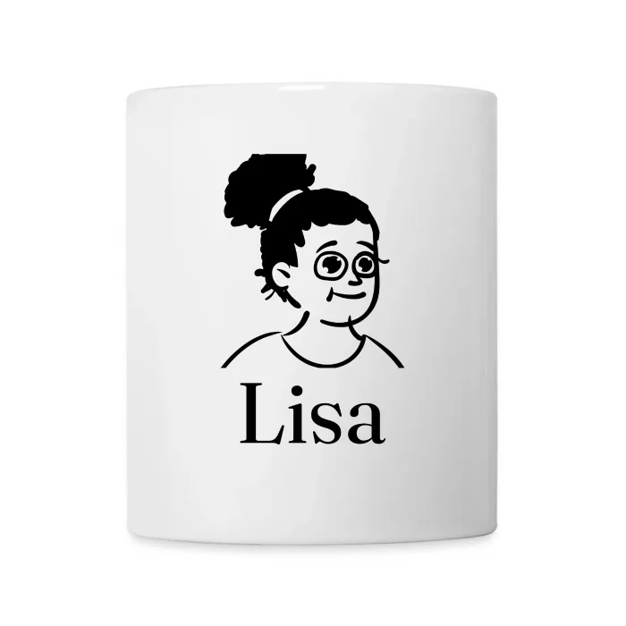 Mug personnalisé au prénom Lisa