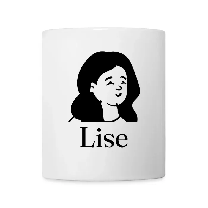 Mug personnalisé au prénom Lise