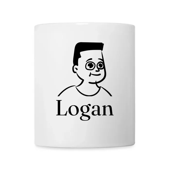 Mug personnalisé au prénom Logan