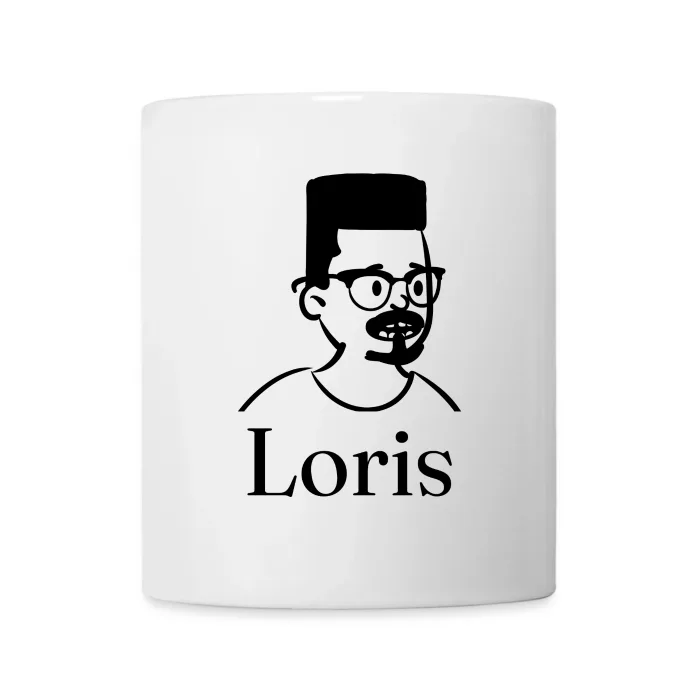 Mug personnalisé au prénom Loris
