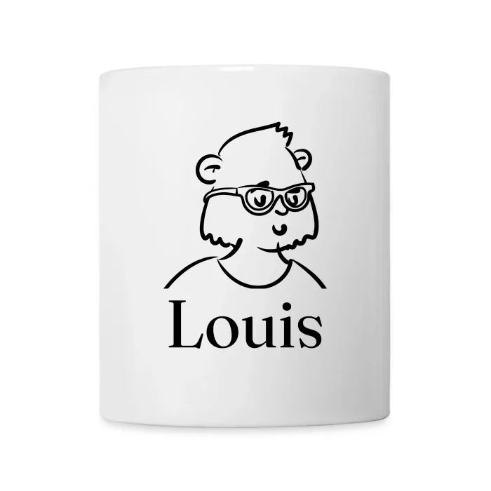 Mug personnalisé au prénom Louis