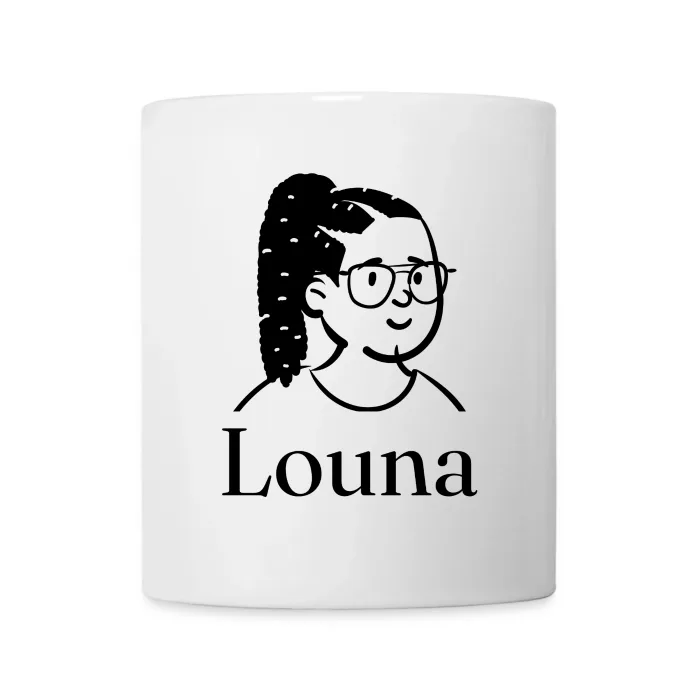 Mug personnalisé au prénom Louna