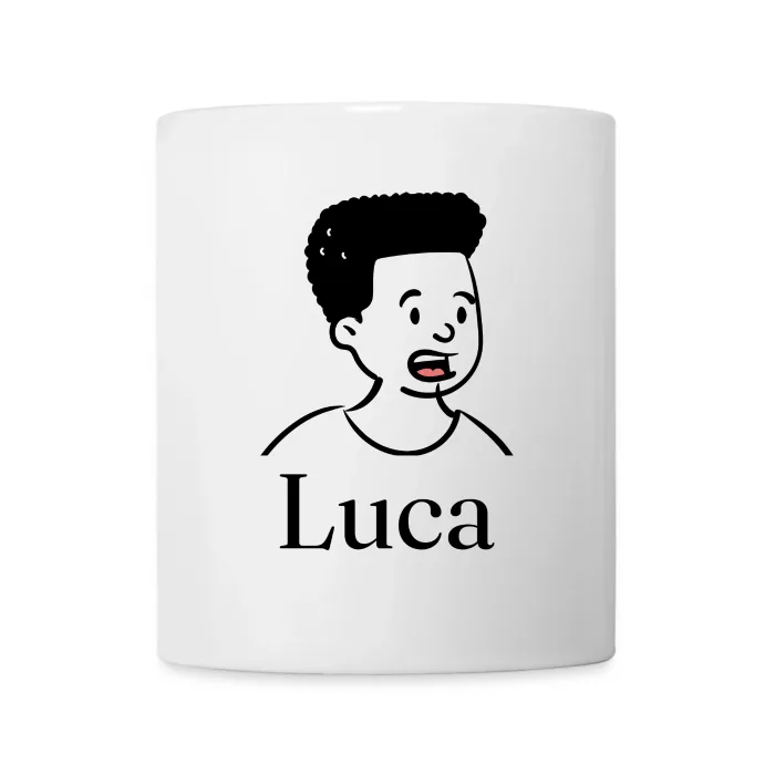 Mug personnalisé au prénom Luca