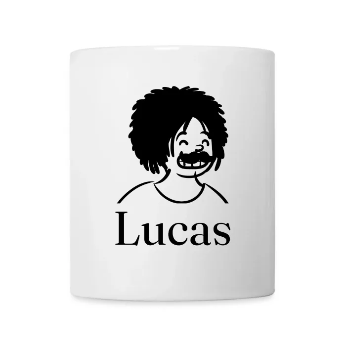Mug personnalisé au prénom Lucas