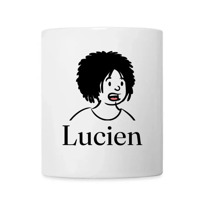 Mug personnalisé au prénom Lucien