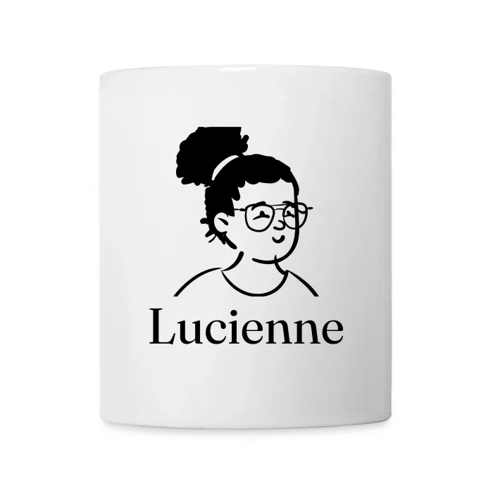 Mug personnalisé au prénom Lucienne