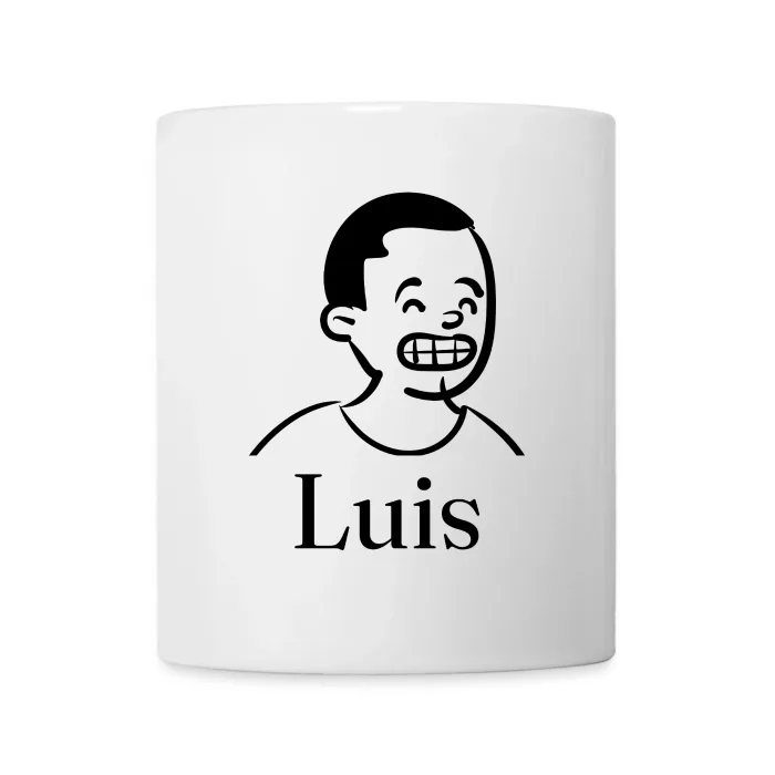Mug personnalisé au prénom Luis