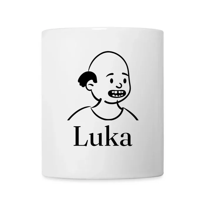 Mug personnalisé au prénom Luka