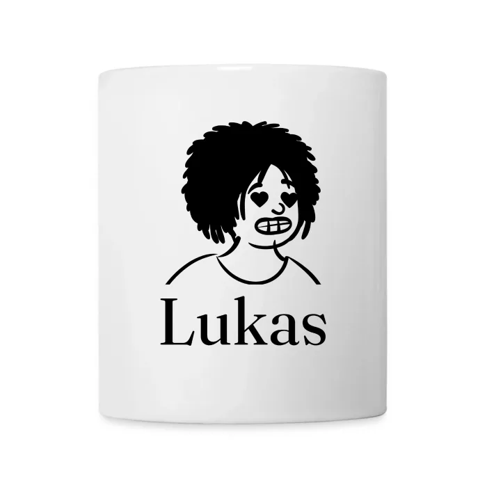 Mug personnalisé au prénom Lukas