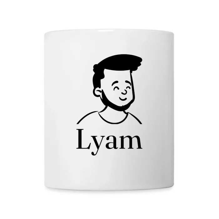 Mug personnalisé au prénom Lyam