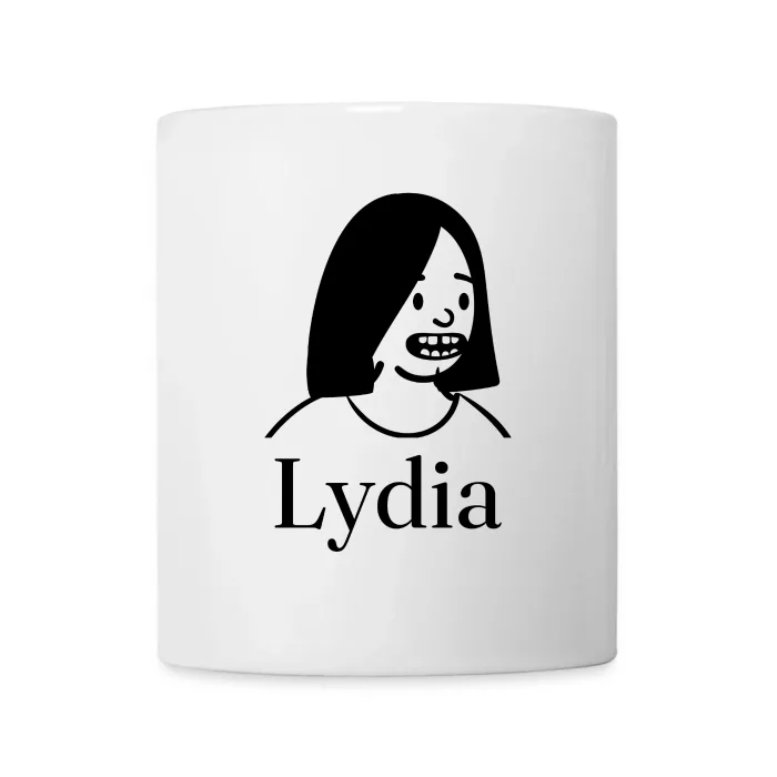 Mug personnalisé au prénom Lydia
