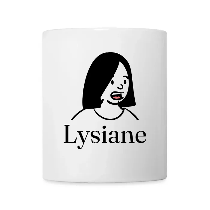 Mug personnalisé au prénom Lysiane