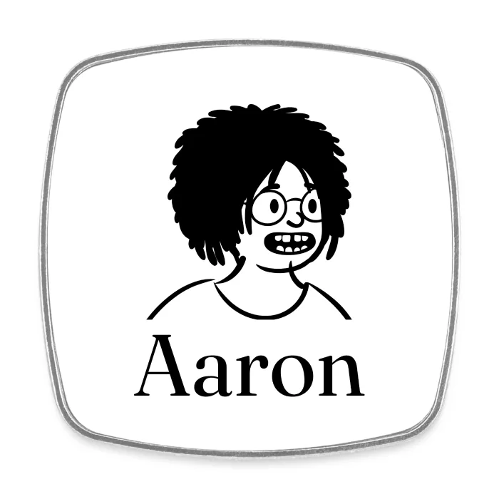 Magnet personnalisé au prénom Aaron