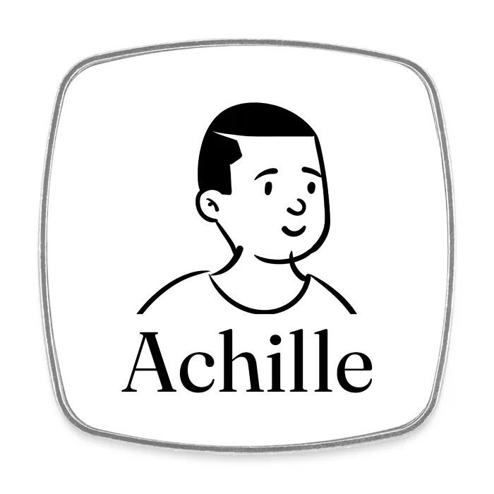 Magnet personnalisé au prénom Achille
