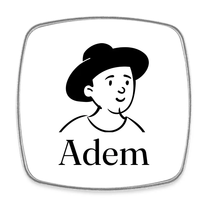 Magnet personnalisé au prénom Adem