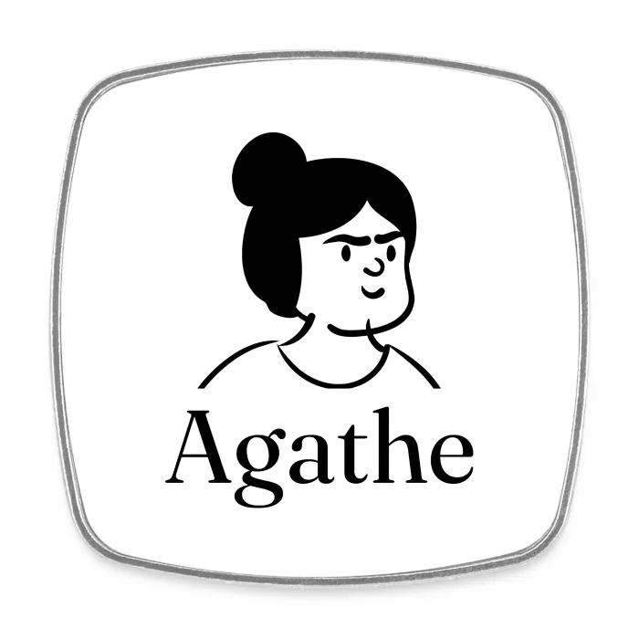 Magnet personnalisé au prénom Agathe