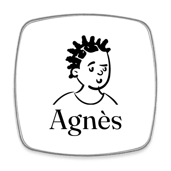 Magnet personnalisé au prénom Agnès