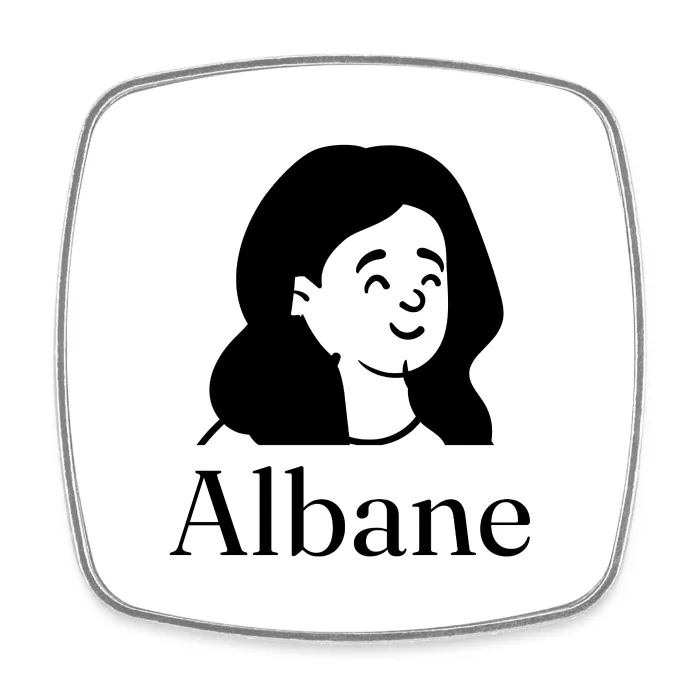 Magnet personnalisé au prénom Albane