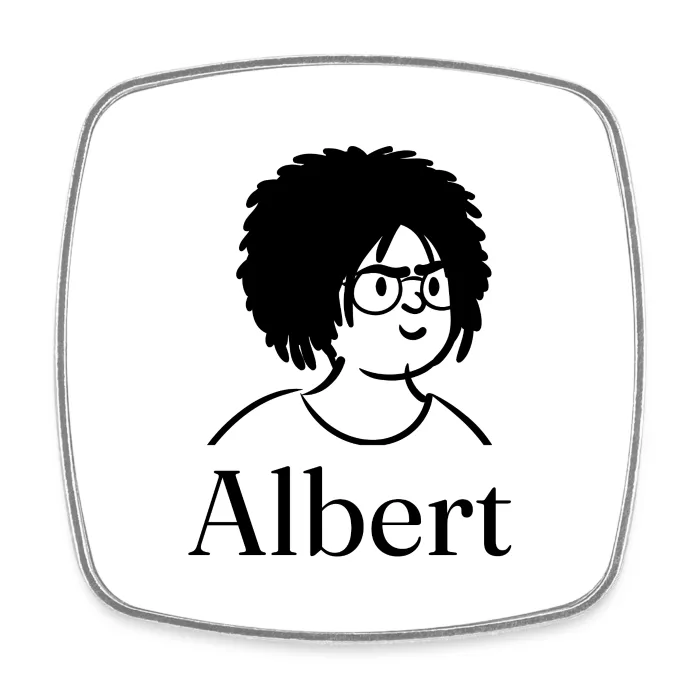 Magnet personnalisé au prénom Albert