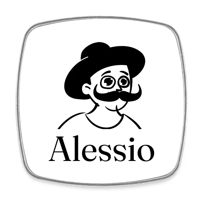 Magnet personnalisé au prénom Alessio