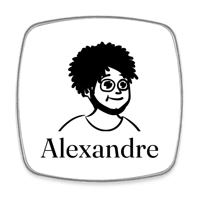 Magnet personnalisé au prénom Alexandre