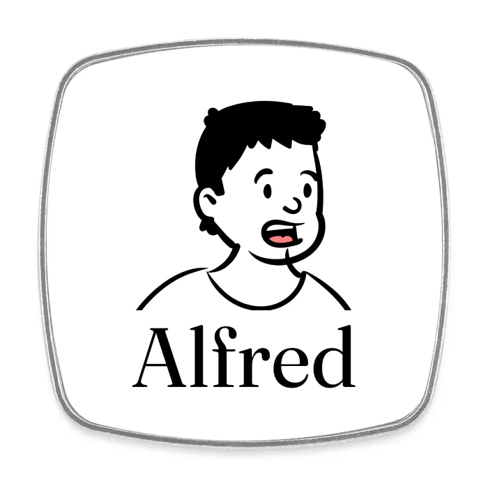 Magnet personnalisé au prénom Alfred