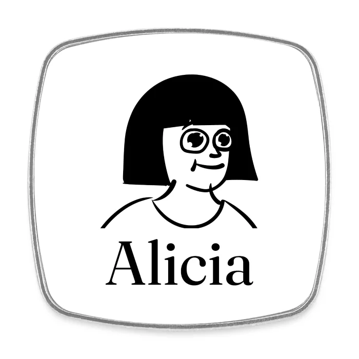 Magnet personnalisé au prénom Alicia