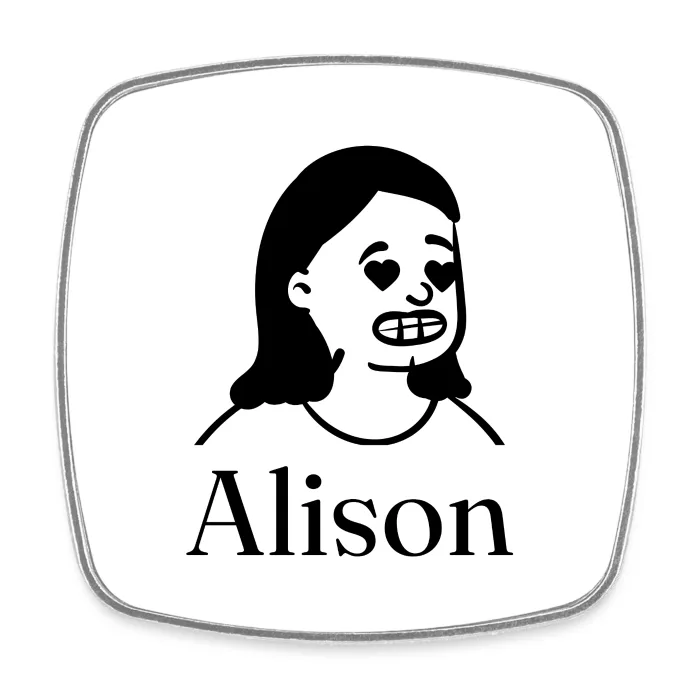 Magnet personnalisé au prénom Alison