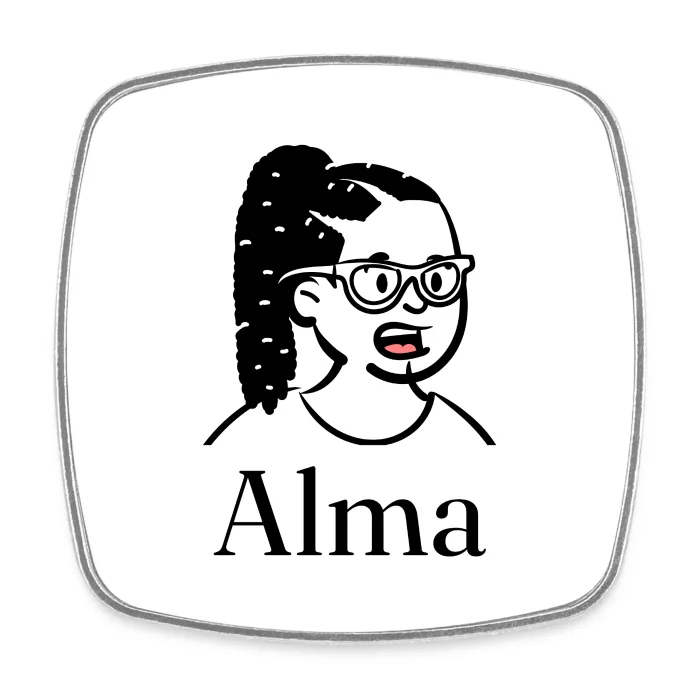Magnet personnalisé au prénom Alma