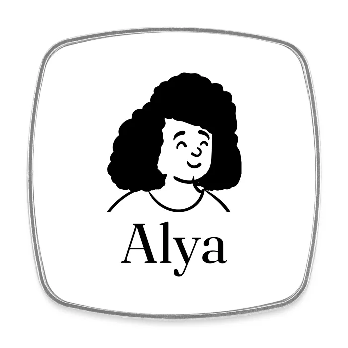 Magnet personnalisé au prénom Alya
