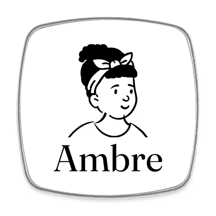 Magnet personnalisé au prénom Ambre