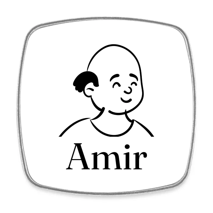 Magnet personnalisé au prénom Amir