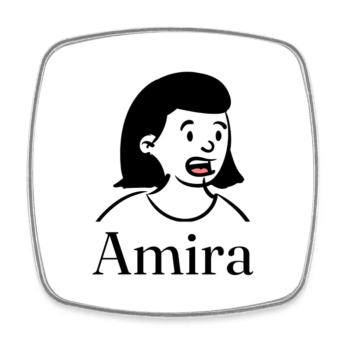 Magnet personnalisé au prénom Amira