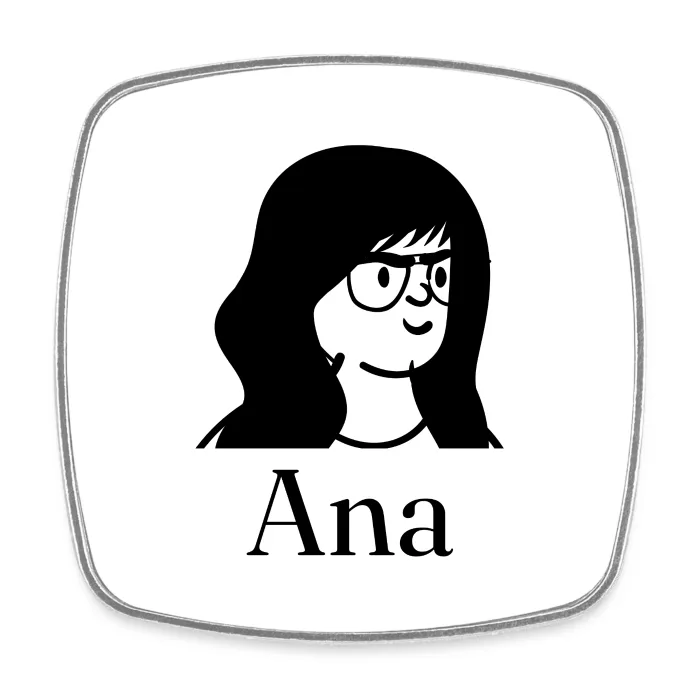Magnet personnalisé au prénom Ana