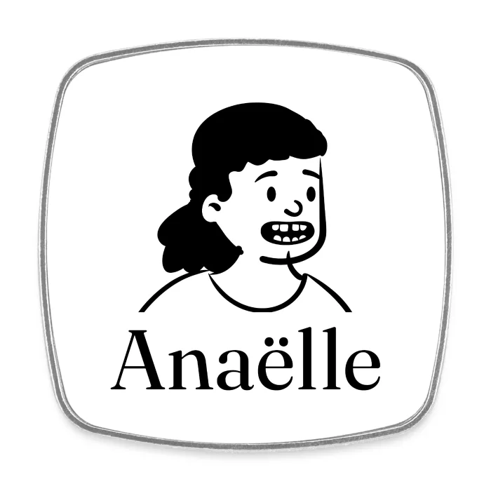 Magnet personnalisé au prénom Anaëlle