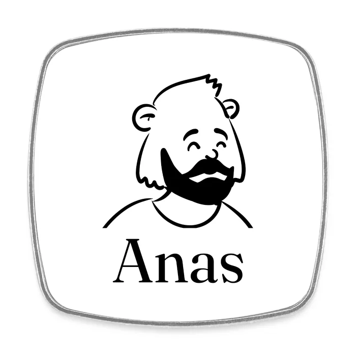 Magnet personnalisé au prénom Anas
