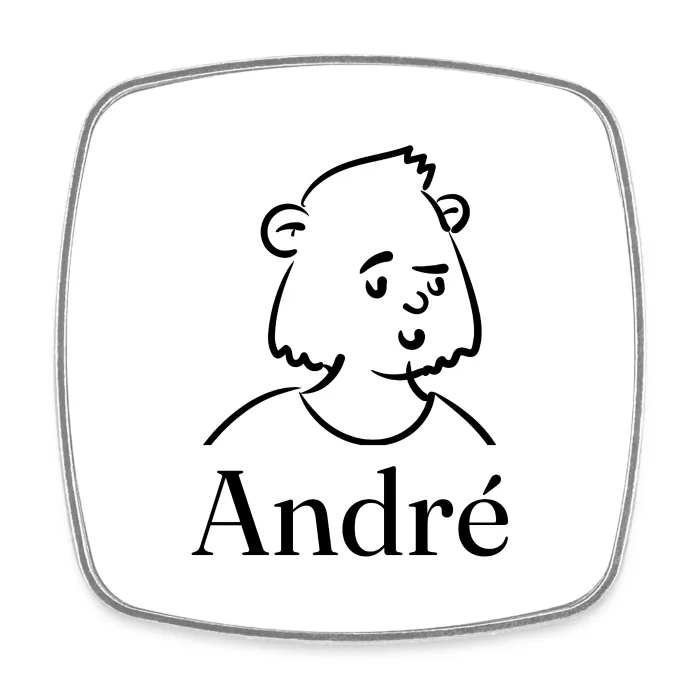 Magnet personnalisé au prénom André
